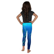 Teal Octopus Gyotaku Kids' Leggings